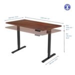 AERO1818 Standing Desk – Upper Hill Executive Home Office Staging