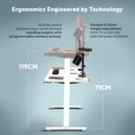 JHT8-ES2 Standing Desk – Westlands Professional Workspace
