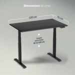 JHT8-ED3 Electric Desk – Upper Hill Executive Series