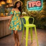 HFLG-4088 Lime Green Bar Stool – Lantana Road Collection