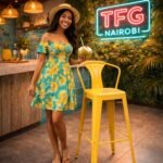 HFY-4088 Yellow Metallic Bar Chair – Westlands Kitchen Collection