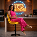 JH296-1 Yellow Bar Stool – Muthaiga Executive Collection