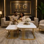 X17 Marble Nesting Tables – Lifestyle Living Room Setup