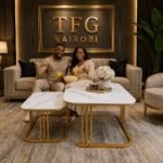 X17 Marble Nesting Tables – Lifestyle Living Room Setup