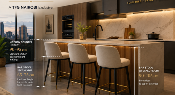 The “90cm vs 110cm” Masonry Mistake: How to Choose the Right Bar Stool Height in Kenya