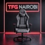 Furgle fabric F41 ergonomic gaming chair in Nairobi with lumbar support, available for viewing and delivery in Hurlingham, Arwing Kodhek Road, Nairobi, from TFG Nairobi