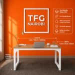 TFG VM1.6M Oak White Computer Table – Professional Office Workstation
