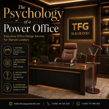 Compacting Authority: Why the 1.4M Black Executive Desk is Nairobi’s Ultimate Power Move for Premium Workspaces