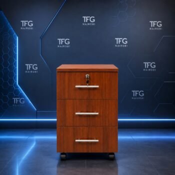 3-Drawer File Cabinet with lock and wheels, cherry finish, in Imara Daima, Mombasa Road, Nairobi