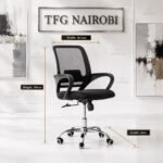 Low-Back Office Chair Black – Kitisuru Nairobi