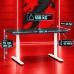 Electric Height Adjustable Desk – Black/White Res Novae PDBW8001 – Kiambu Road Nairobi