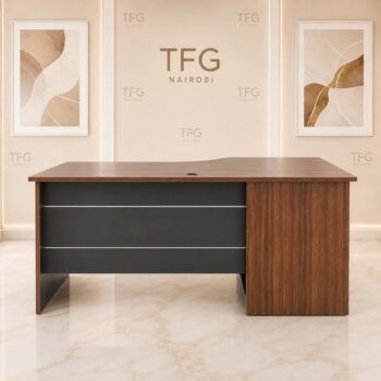 L-Shaped Executive Office Desk with lockable drawer and cabinet, 140cm x 120cm, in Imara Daima, Nairobi