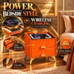 Smart Nightstand with Wireless Charging – Orange LED – Imara Daima Embakasi Nairobi