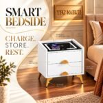 Smart Nightstand with Wireless Charging – White LED – Imara Daima Embakasi Nairobi