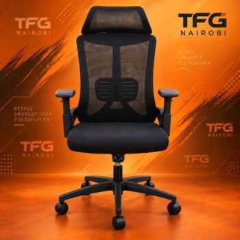 Spine Support Office Chair with Y-frame backrest and headrest, Westlands, Nairobi