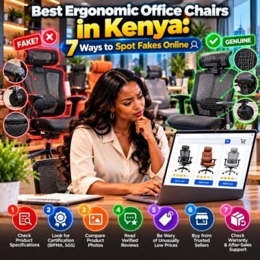 Best Ergonomic Office Chairs in Kenya: 7 Ways to Spot Fakes Online