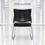 Eiffel Mesh Executive Visitor Chair – Chrome Sled Base Westlands Nairobi