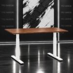 Motorized Standing Desk Nairobi – 160x60cm Walnut